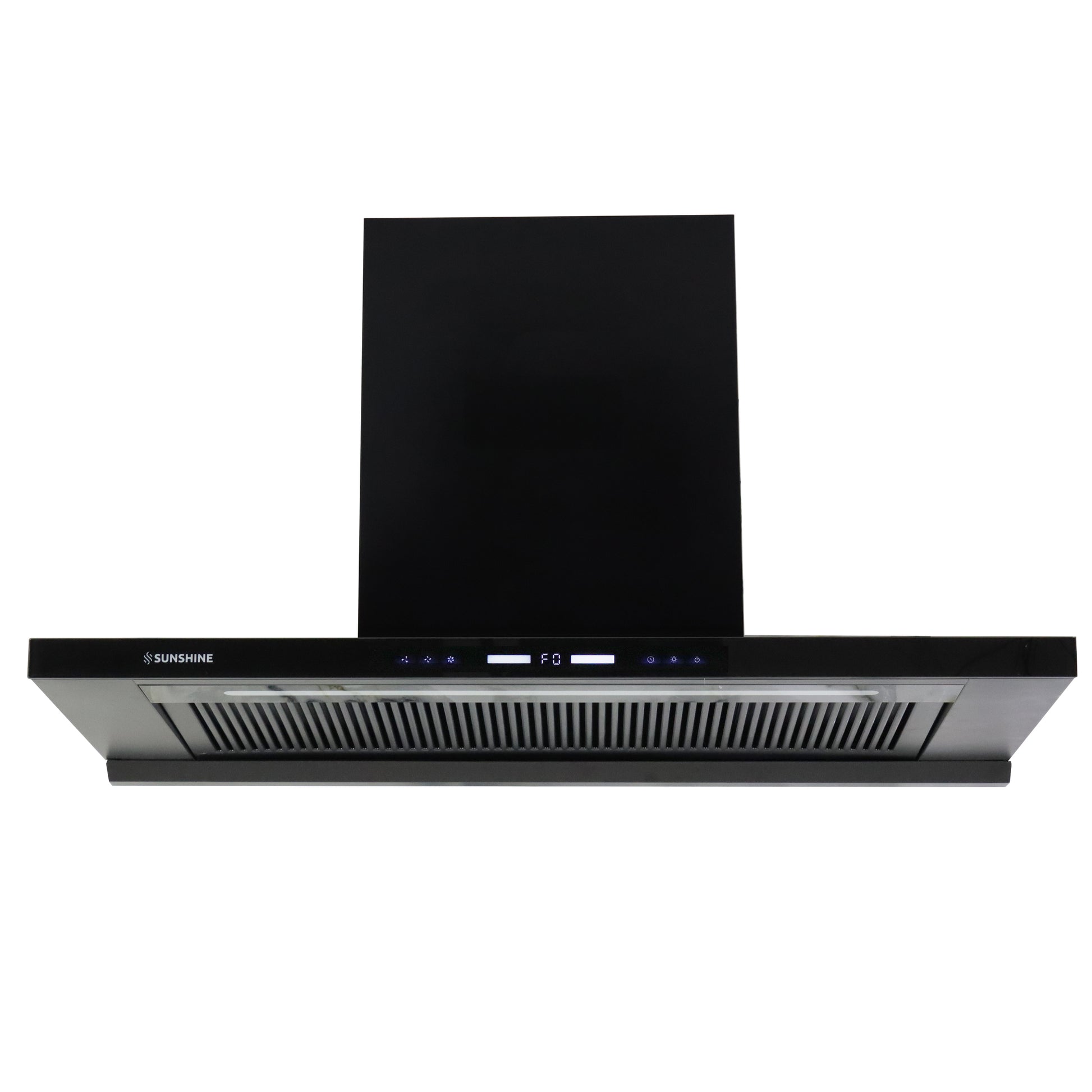 Sunshine Camellias Chimney – 2000 m³/hr Suction, Ultra-Slim Design, Elegant Glass Finish, Largest LED Panel