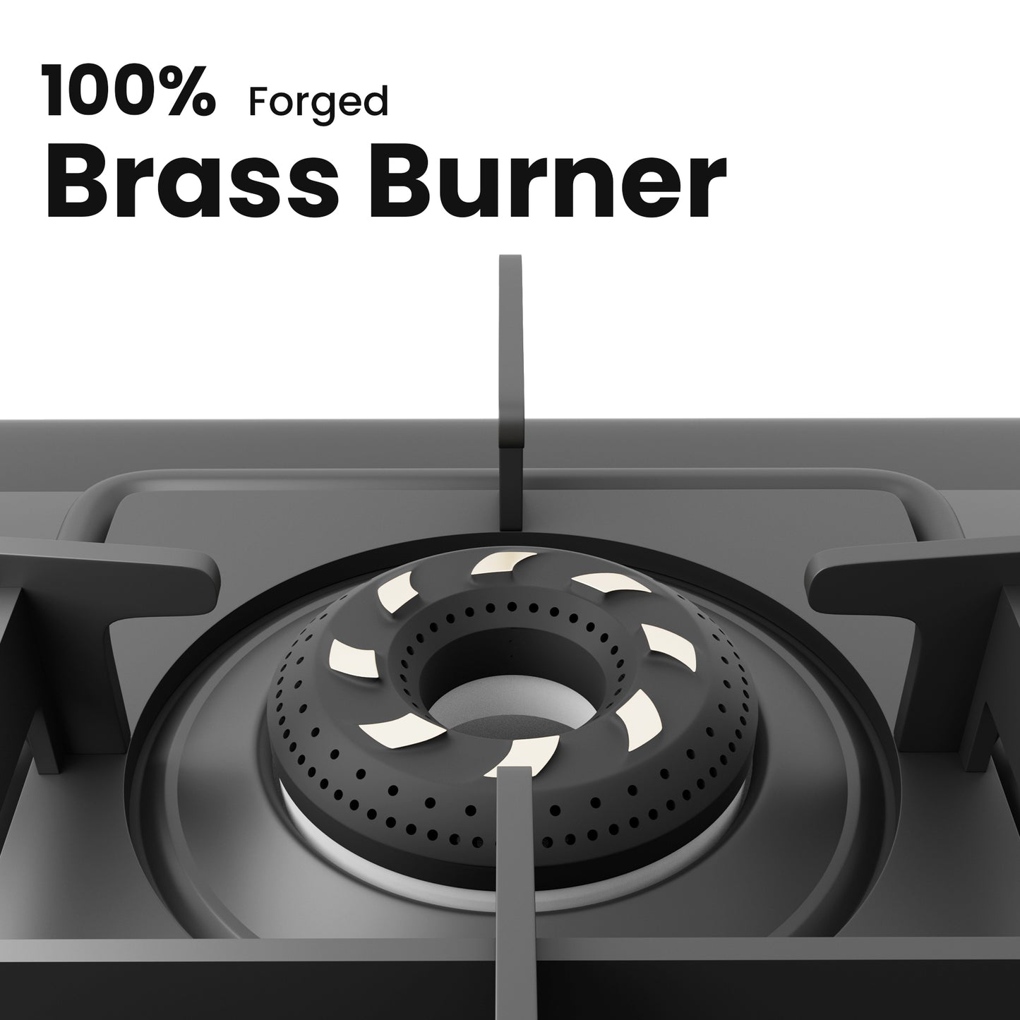 Sunshine Slimmest Magnite 4 Burner Glass Hob Top Cooktop Manual Ignition