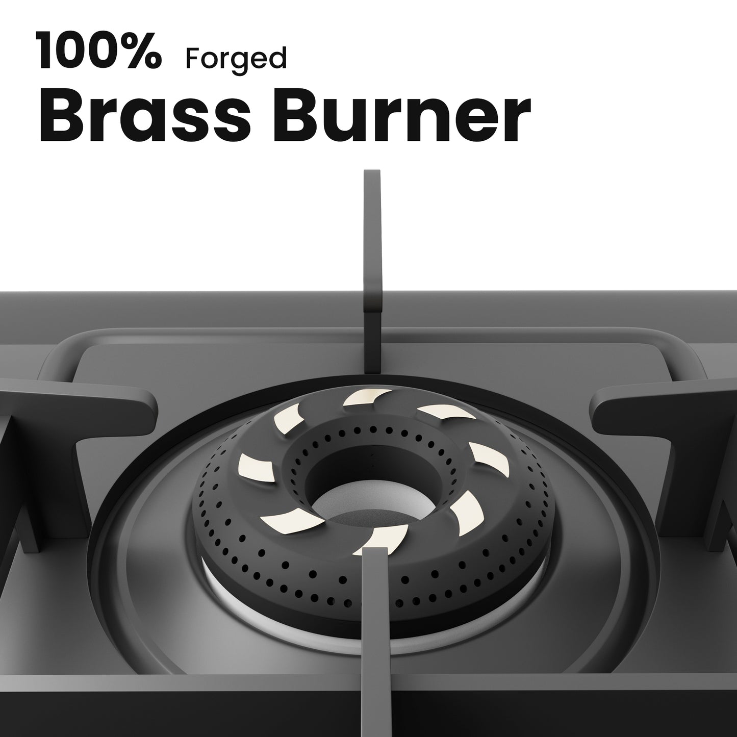 Sunshine Slimmest Magnite 4 Burner Glass Hob Top Cooktop Manual Ignition