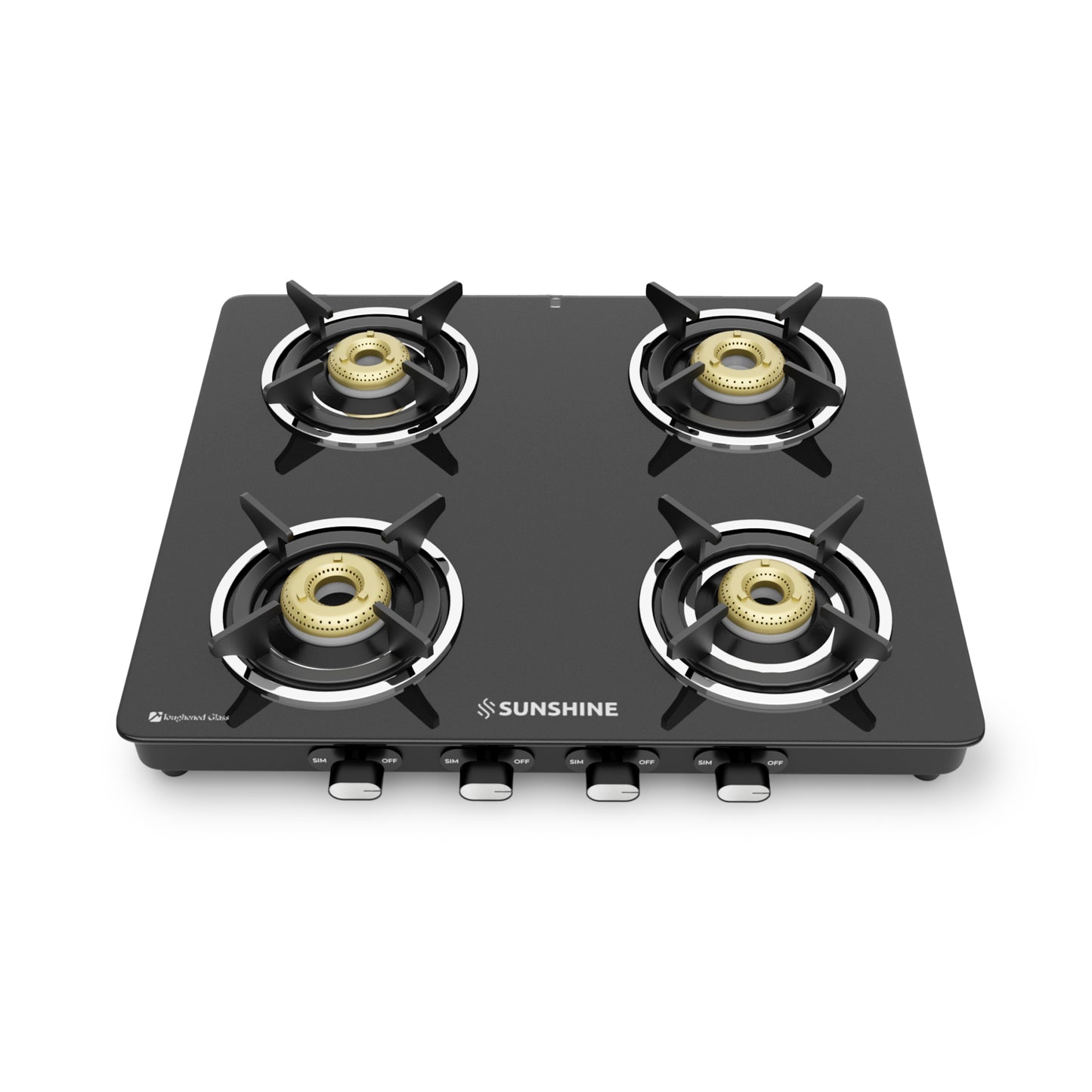 Sunshine Phoenix 4 Burner Gas Stove Cooktop Manual Ignition