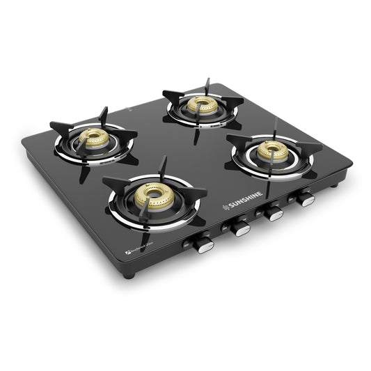 Sunshine Phoenix 4 Burner Gas Stove Cooktop Manual Ignition