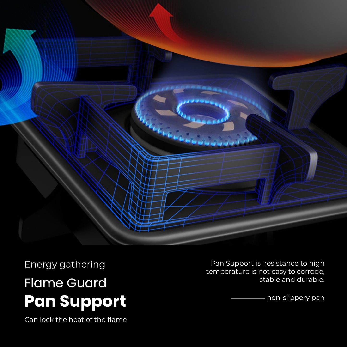 Sunshine Slimmest Aircross 2 Burner Gas Stove Manual Ignition