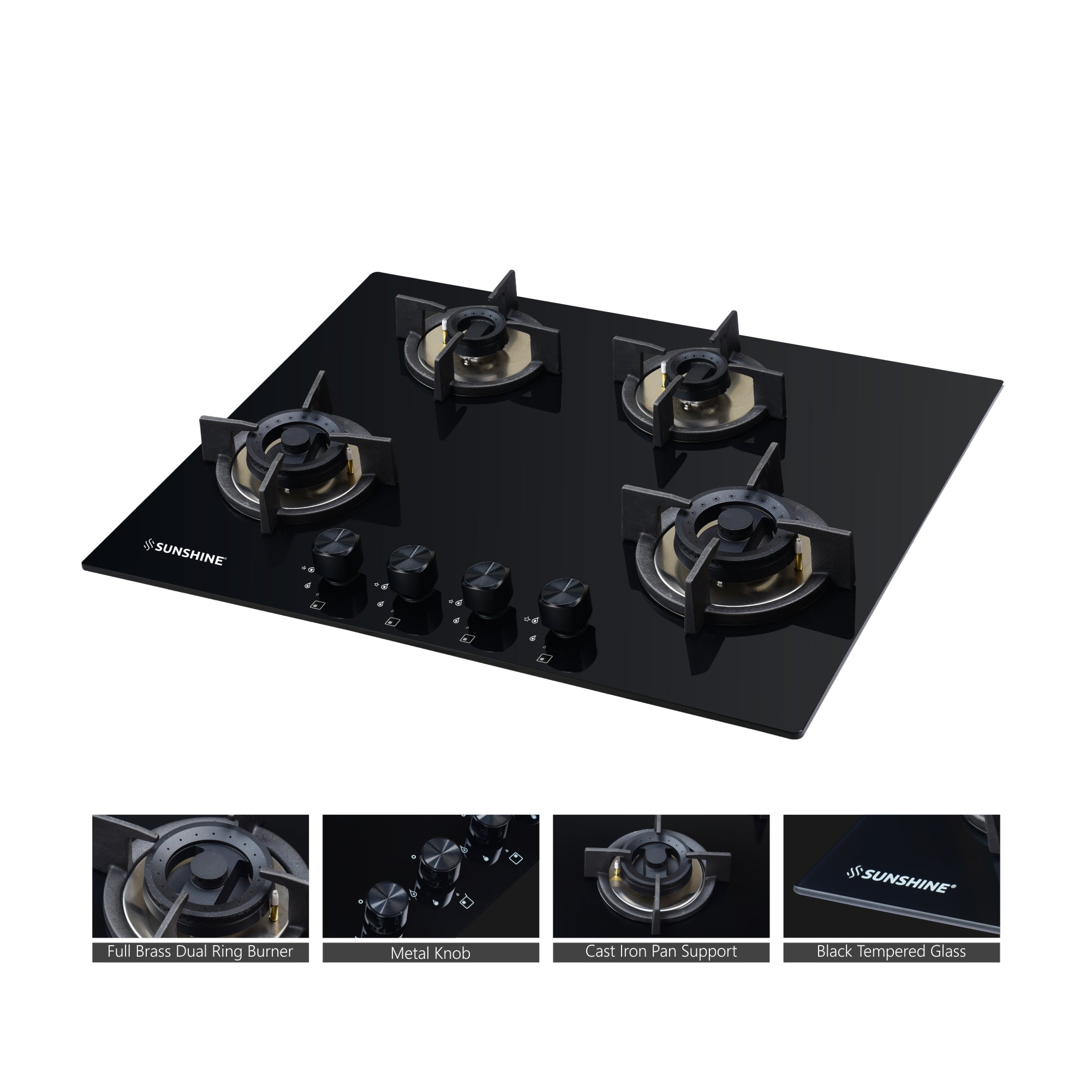 Sunshine Marcella 4B 65-CM Auto ignition Built-in-Hob