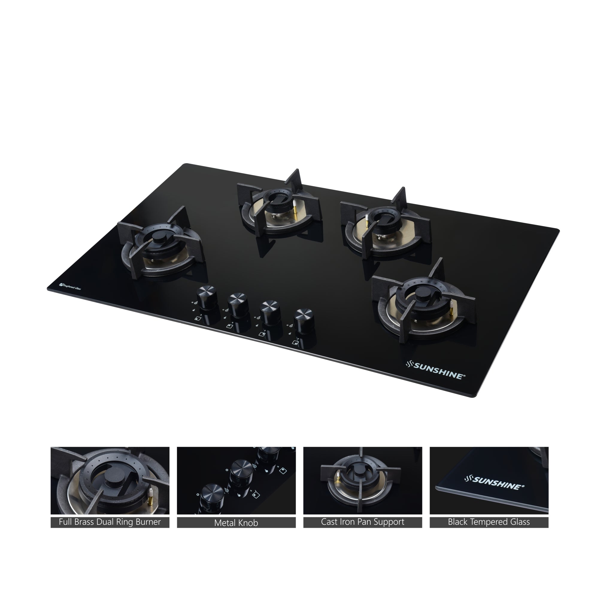 Sunshine Marcella 4B 90-CM Auto ignition Built-in-Hob