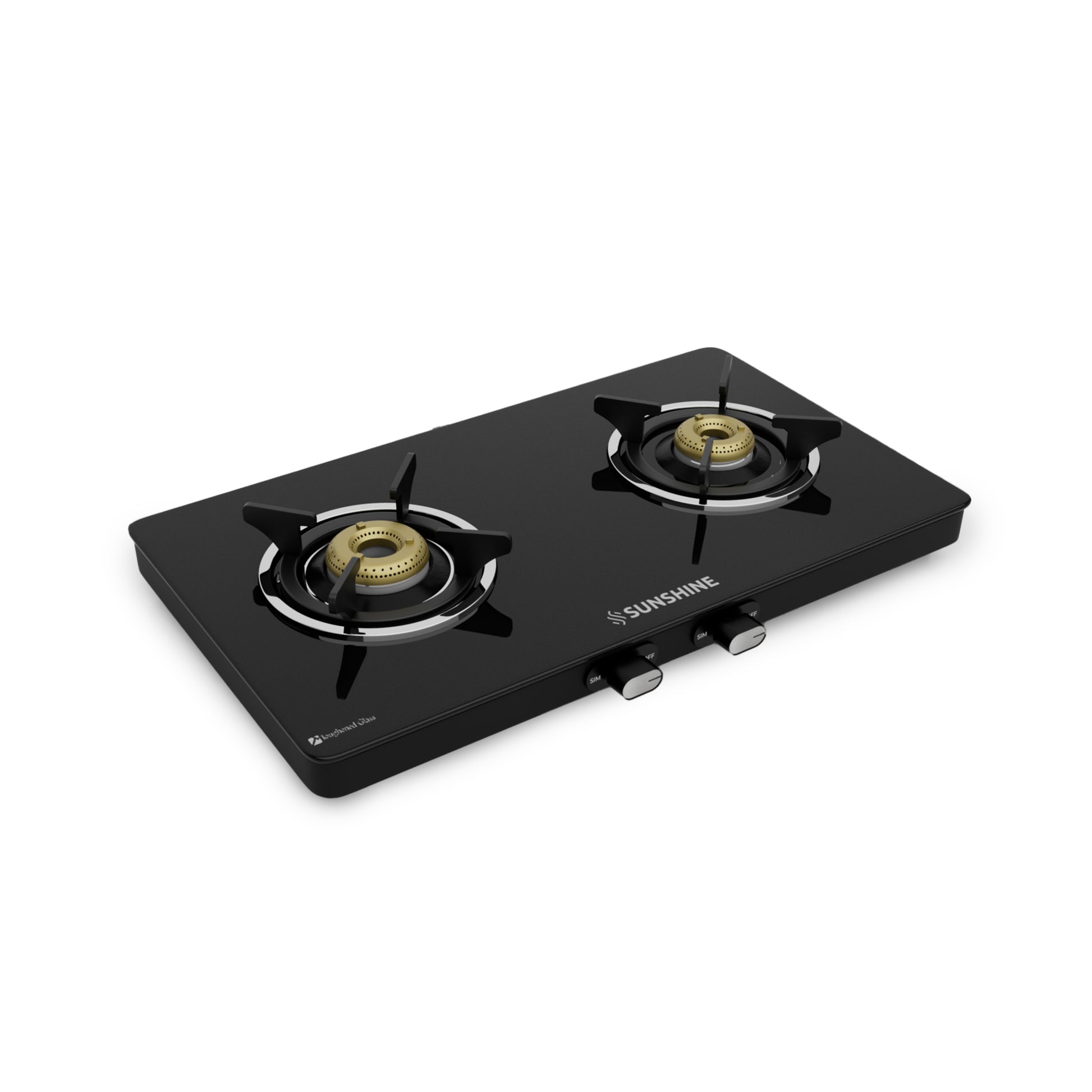Sunshine Phoenix 2 Burner Gas Stove Cooktop Manual Ignition