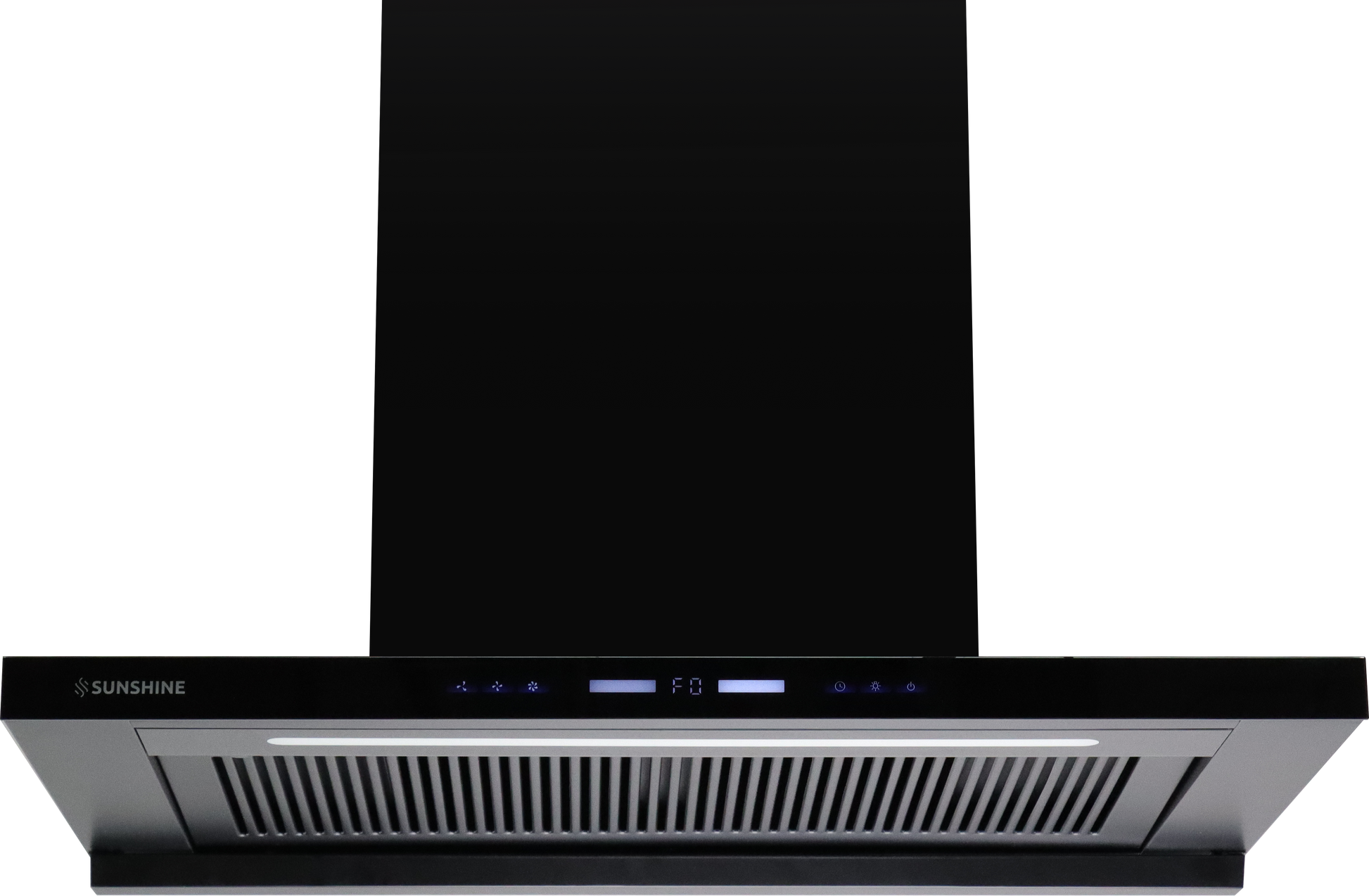 Sunshine Camellias Chimney – 2000 m³/hr Suction, Ultra-Slim Design, Elegant Glass Finish, Largest LED Panel