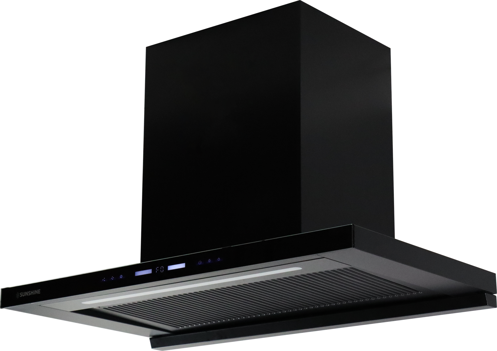 Sunshine Camellias Chimney – 2000 m³/hr Suction, Ultra-Slim Design, Elegant Glass Finish, Largest LED Panel