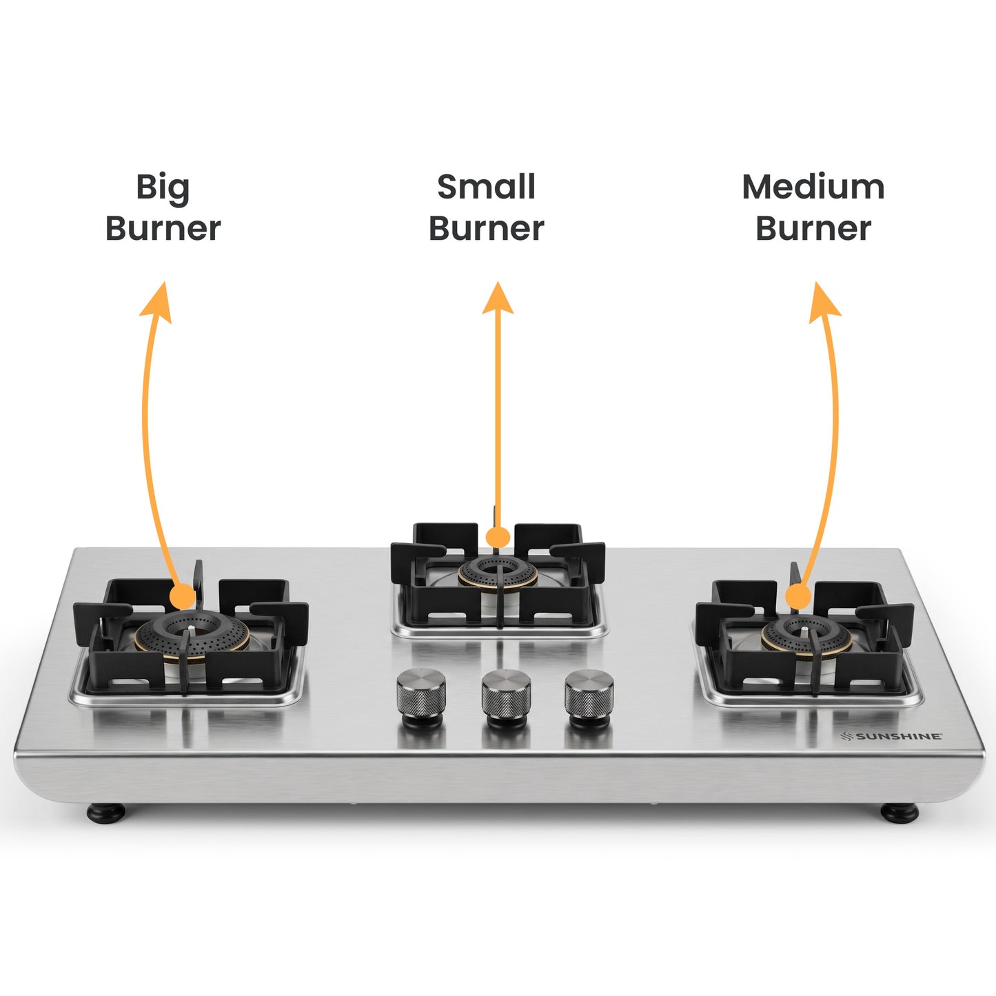 Osaka Gas Stove | 10-year warranty on Brass Burners | SABAF Valves