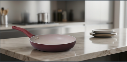 Sunshine Granite Series Frying Pan | Non-Stick Induction Base | Heat-Resistant Handle