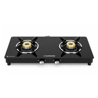 Sunshine Phoenix 2 Burner Gas Stove Cooktop Manual Ignition