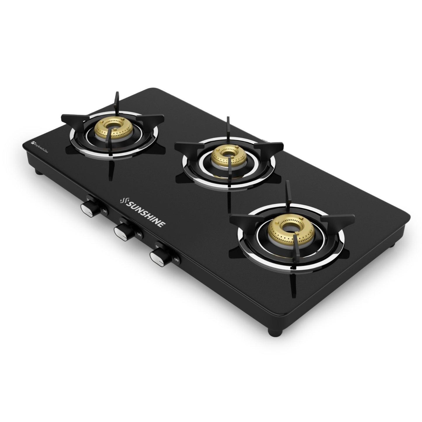 Sunshine Phoenix 3 Burner Gas Stove Cooktop Manual Ignition