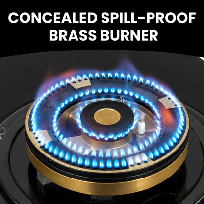 Sunshine Galio Built-in Hob | 5-Year Warranty | Glossy Toughened Glass | Auto Ignition