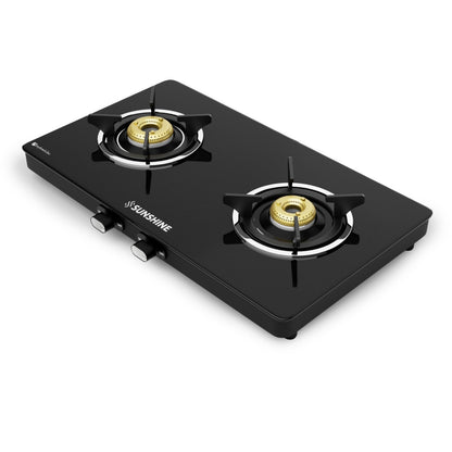 Sunshine Phoenix 2 Burner Gas Stove Cooktop Manual Ignition
