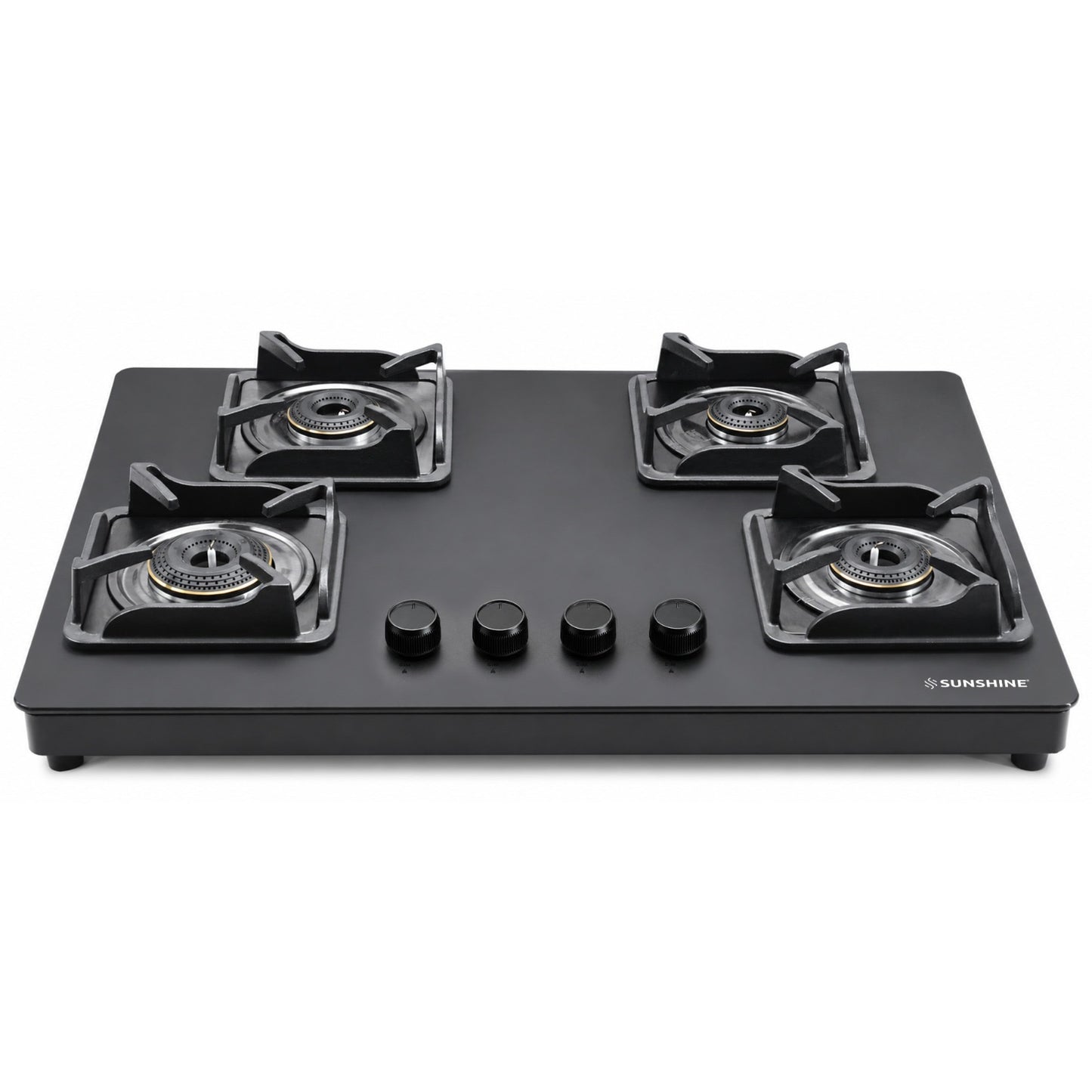 Shine Platinum Hobtop | 3 & 4 Burners | Matt Finish | SABAF Italian Valves