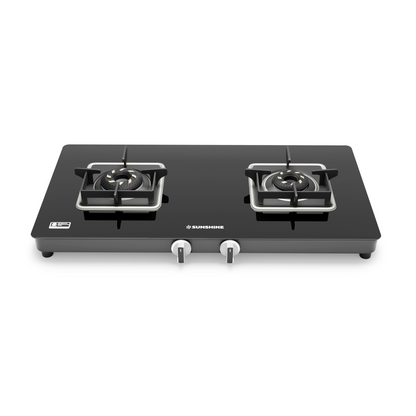 Sunshine Slimmest Aircross 2 Burner Gas Stove Manual Ignition