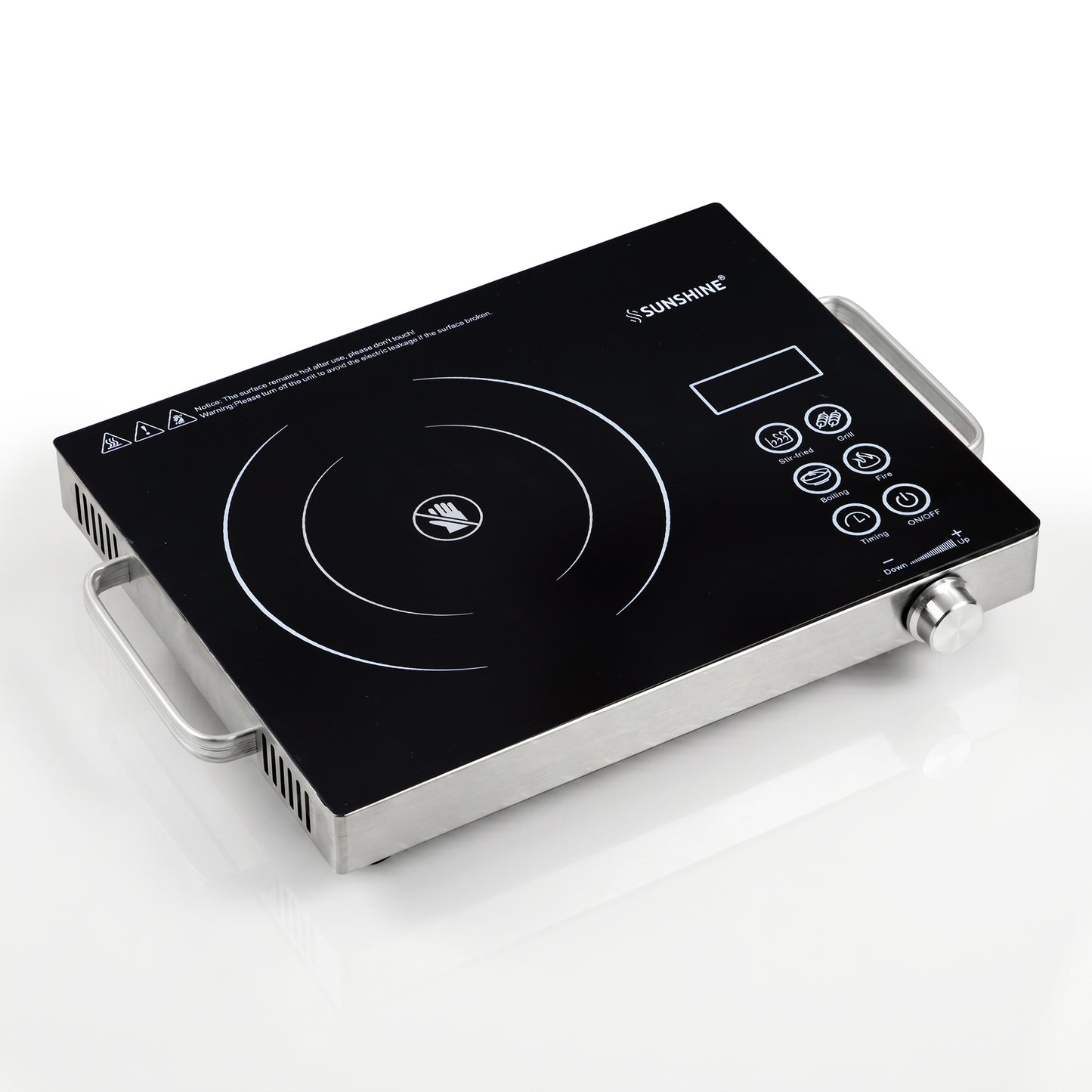 HeatWave Infrared Cooktop 2000W | 7 Cooking Modes | 60–700°C Temperature Control | Stainless Steel Body | Portable Infrared Cooker