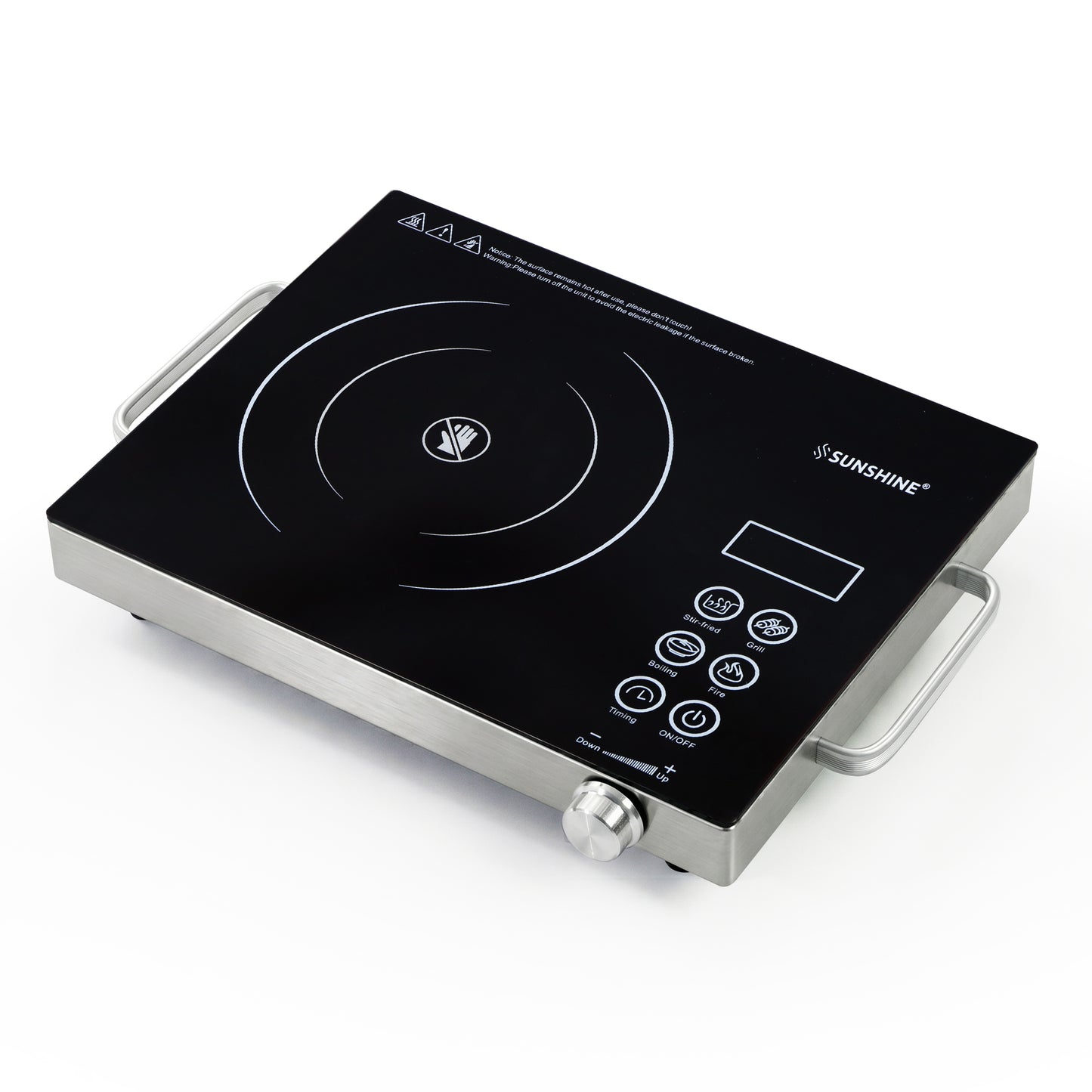 HeatWave Infrared Cooktop 2000W | 7 Cooking Modes | 60–700°C Temperature Control | Stainless Steel Body | Portable Infrared Cooker