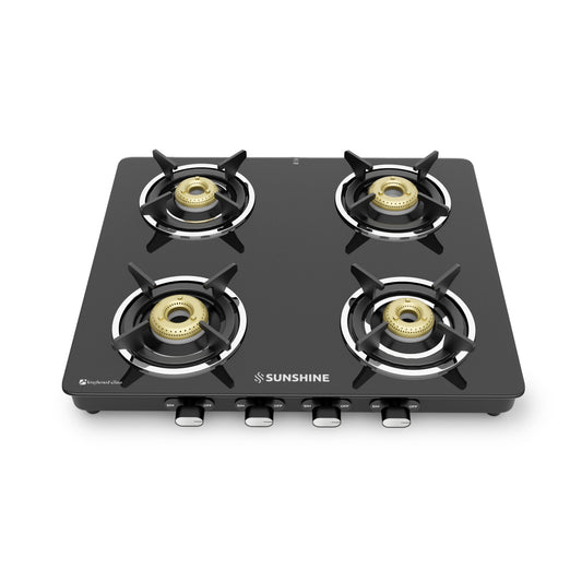 Sunshine Phoenix 4 Burner Gas Stove Cooktop Manual Ignition