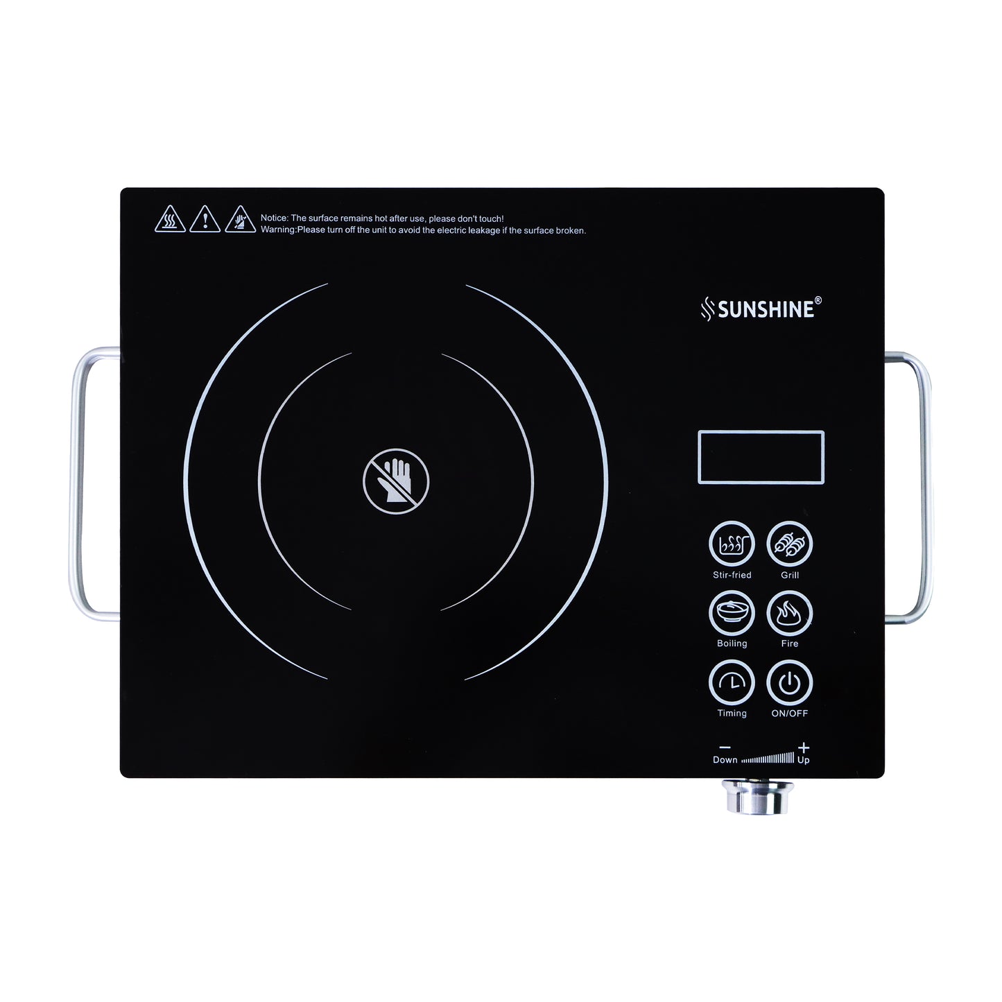 HeatWave Infrared Cooktop 2000W | 7 Cooking Modes | 60–700°C Temperature Control | Stainless Steel Body | Portable Infrared Cooker
