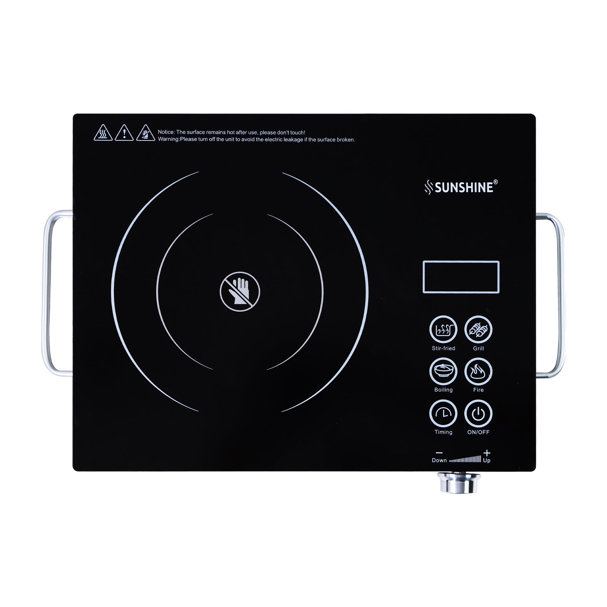 HeatWave Infrared Cooktop 2000W | 7 Cooking Modes | 60–700°C Temperature Control | Stainless Steel Body | Portable Infrared Cooker