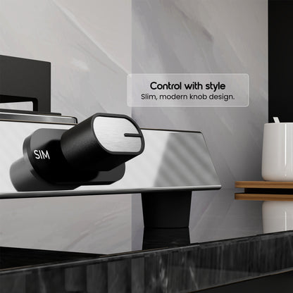 Sunshine Thunder 4 Burner | 4 Burner Stainless Steel Gas Stove | 5 Year Body & Burner Warranty By Sunshine | 5G Technology, LPG Ready & PNG Compatible (Silver)