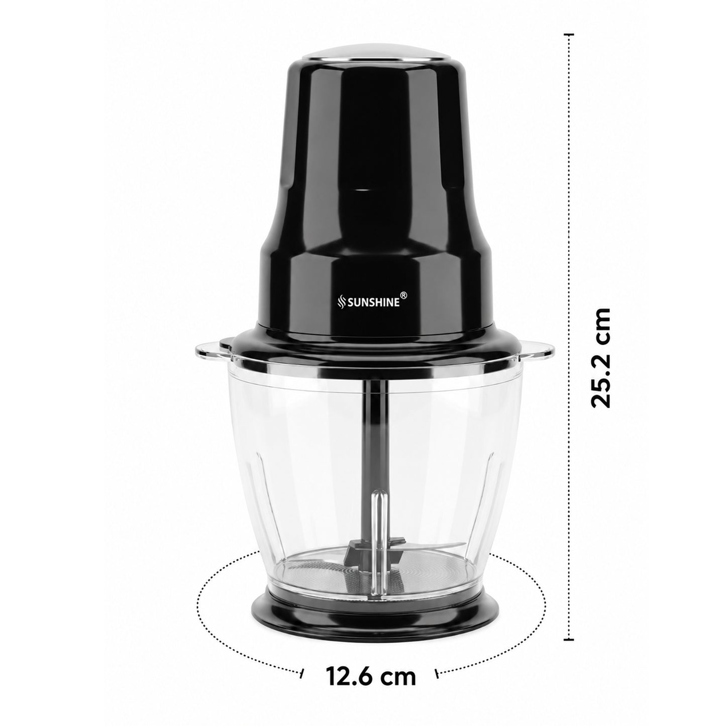 TurboChop Electric Chopper | 3-in-1 Chopping, Mincing & Whisking