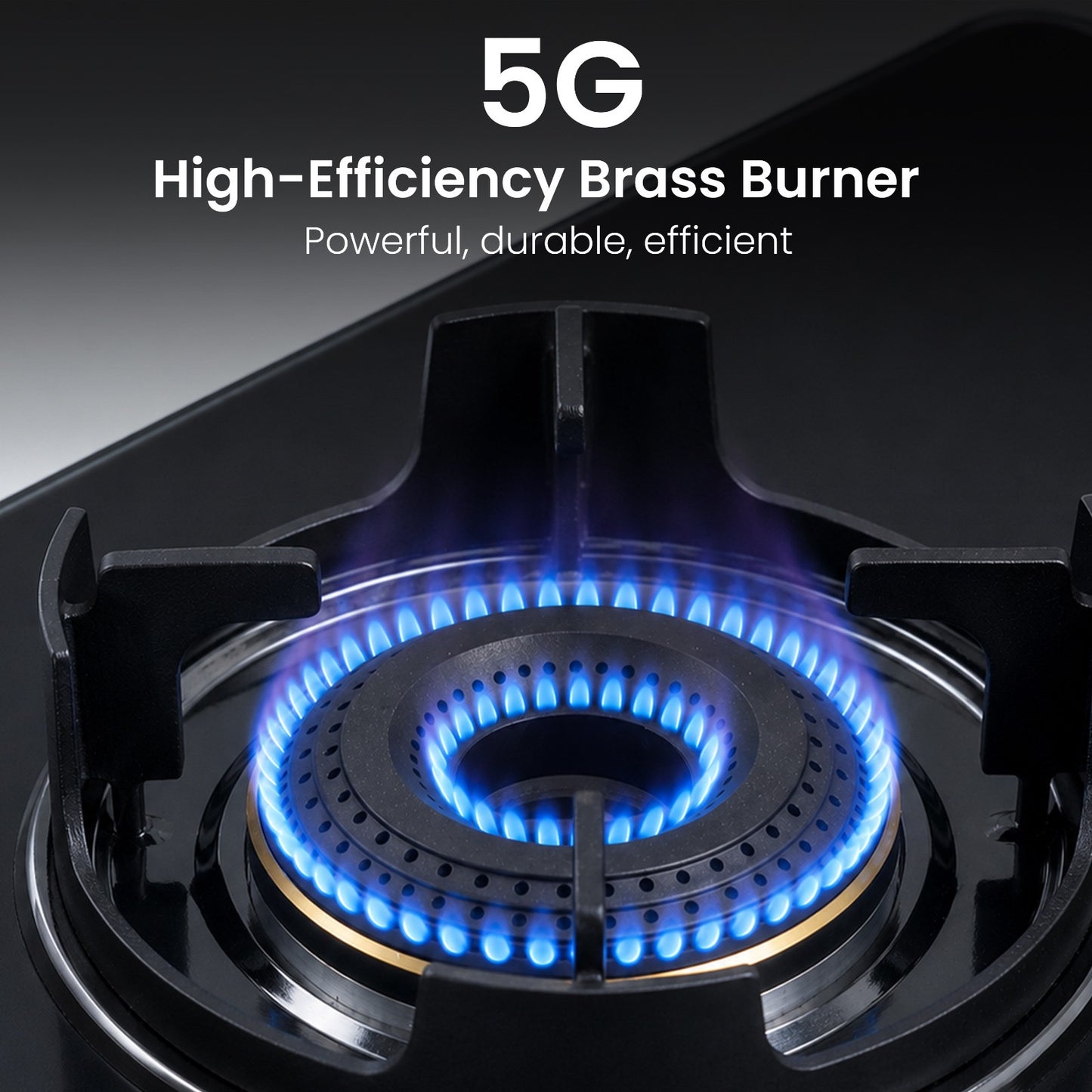 Sunshine Defender 4 Burner Matte Hob Top | 10-Year Warranty | Manual Ignition