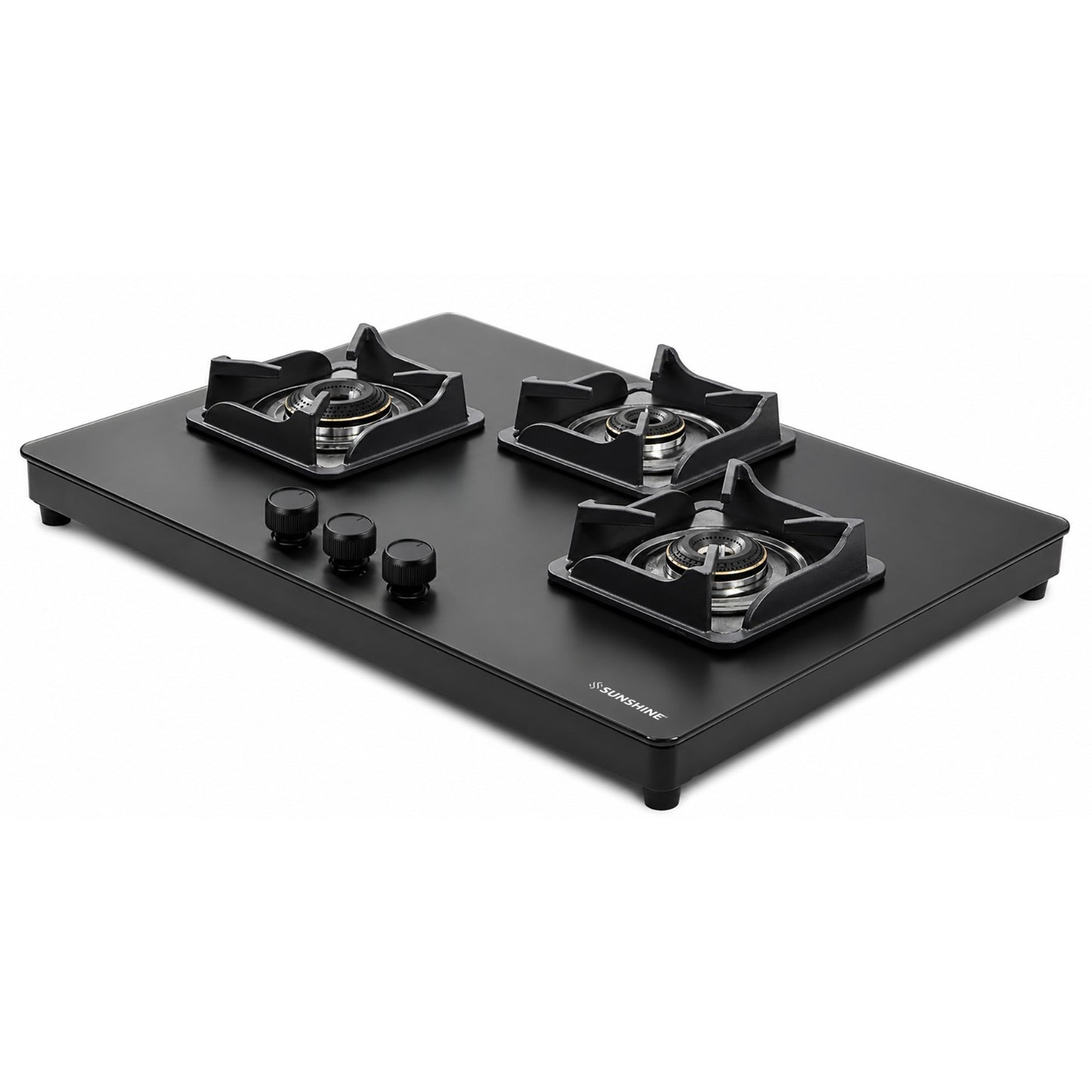 Shine Platinum Hobtop | 3 & 4 Burners | Matt Finish | SABAF Italian Valves