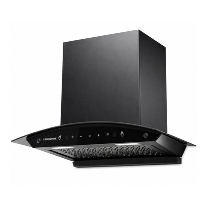 Fiesta 60 Matte Black Auto Clean Chimney | 1300 m³/h