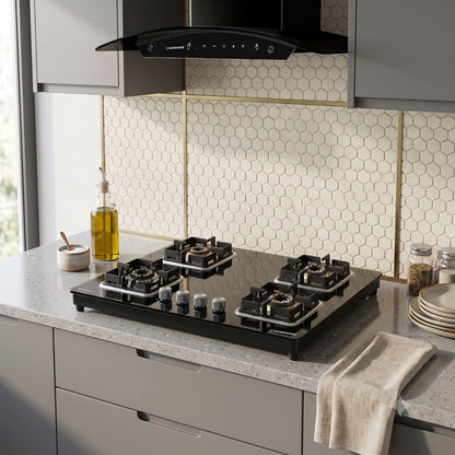 Sunshine Shine Hob Top – 3, 4 & 5 Burner Auto Ignition Gas Stove