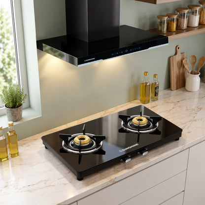 Sunshine Phoenix 2 Burner Gas Stove Cooktop Manual Ignition