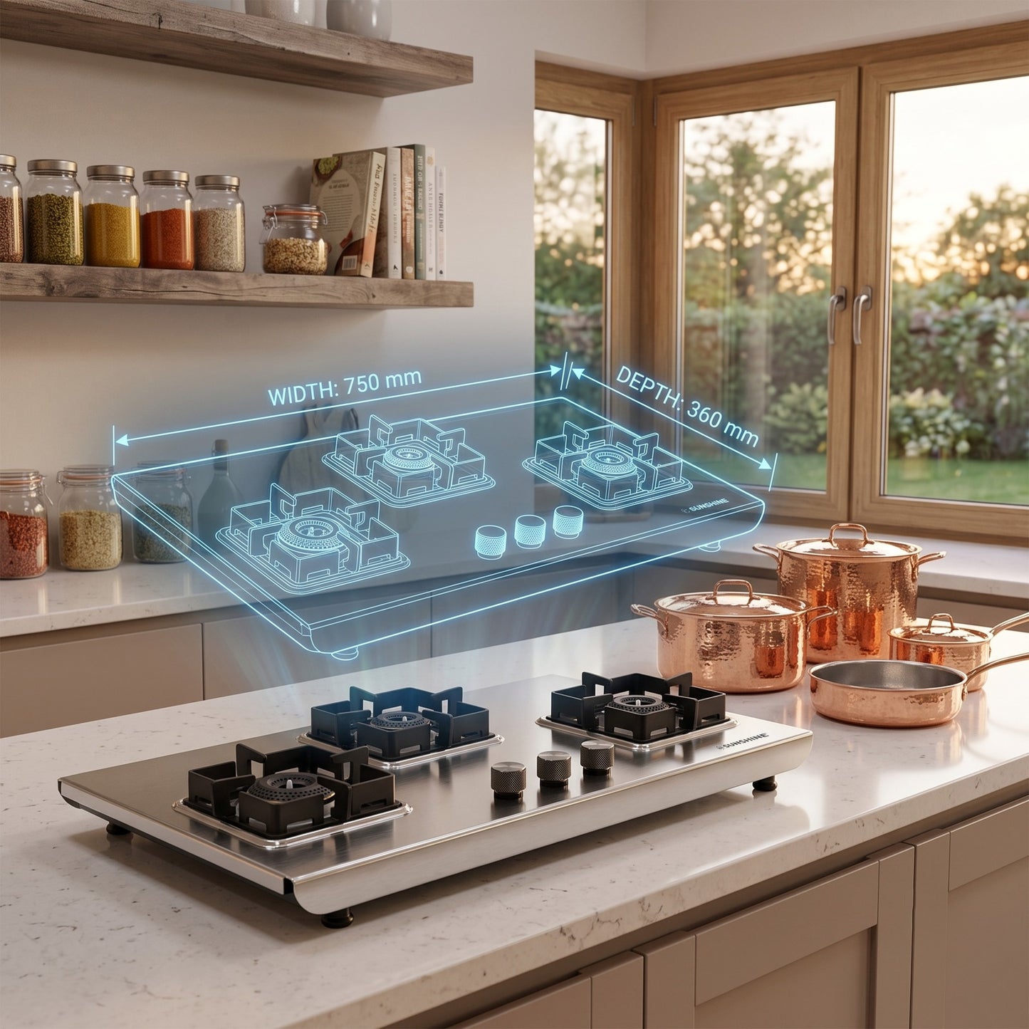 Osaka Gas Stove | 10-year warranty on Brass Burners | SABAF Valves