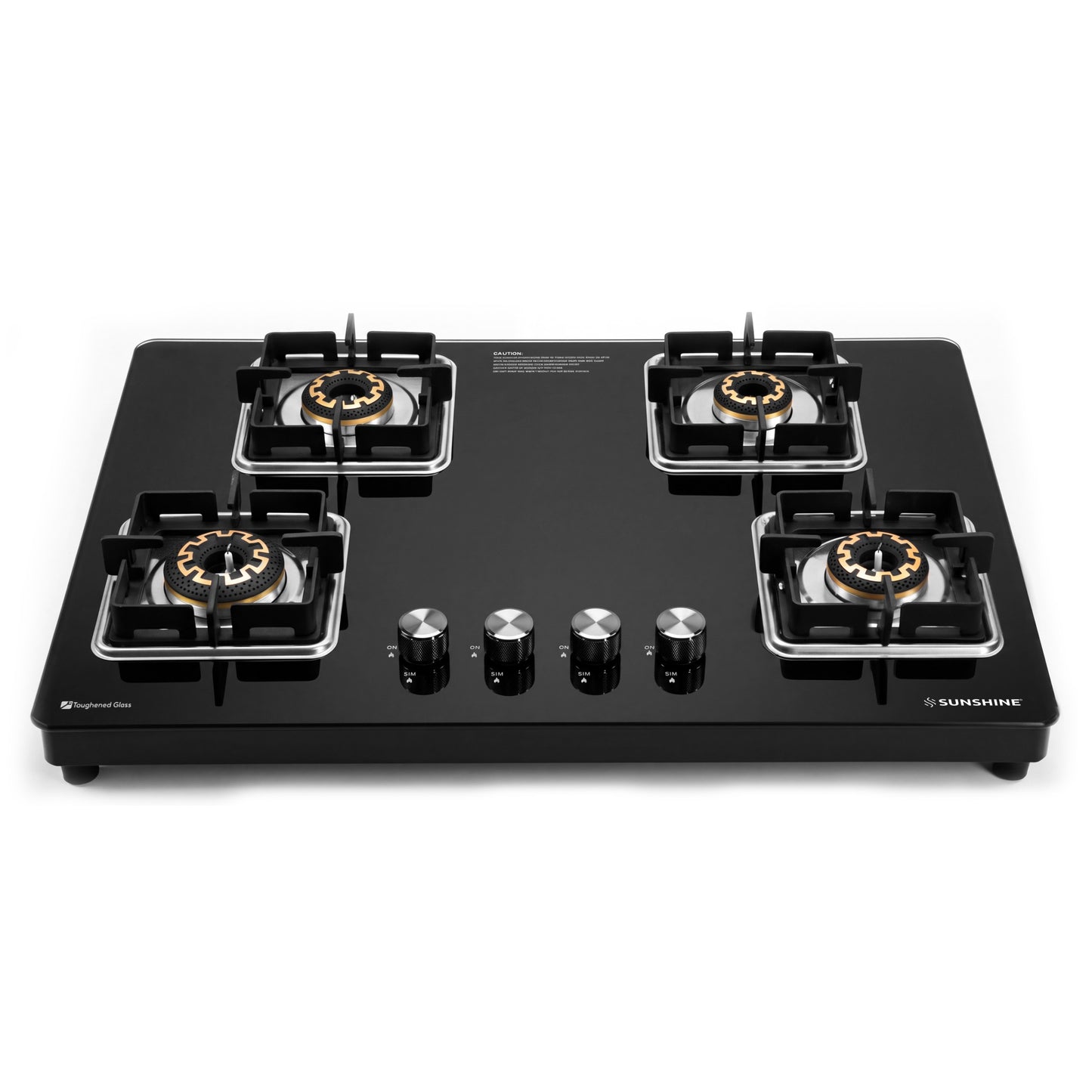 Sunshine Shine Hob Top – 3, 4 & 5 Burner Auto Ignition Gas Stove