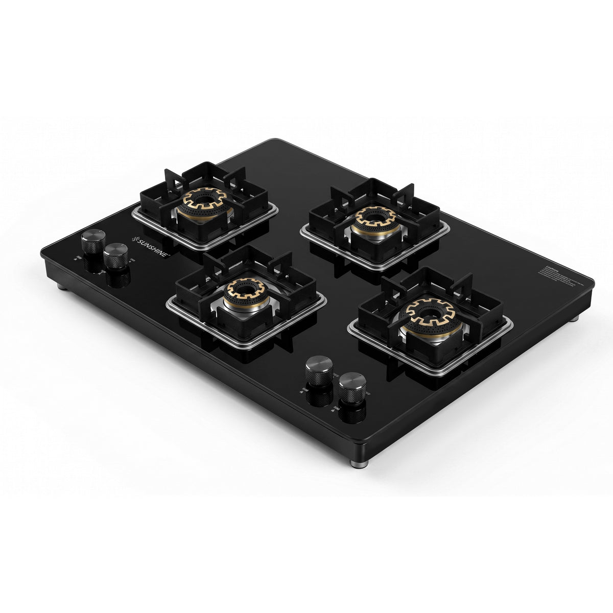Sunshine Shine Rhombus 4 Burner Hob Cooktop Gas Stove | Manual & Auto ...