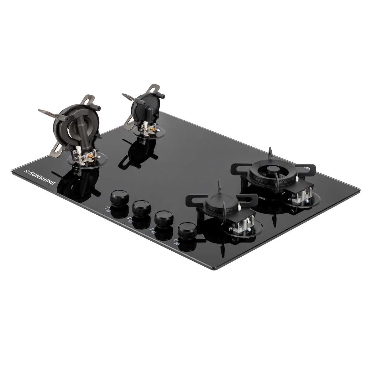 Peridona Built-in Hob | Liftable Burner System | 3 & 4 Burner
