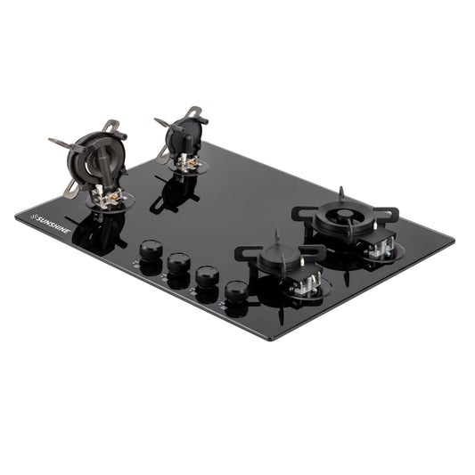 Peridona Built-in Hob | Liftable Burner System | 3 & 4 Burner