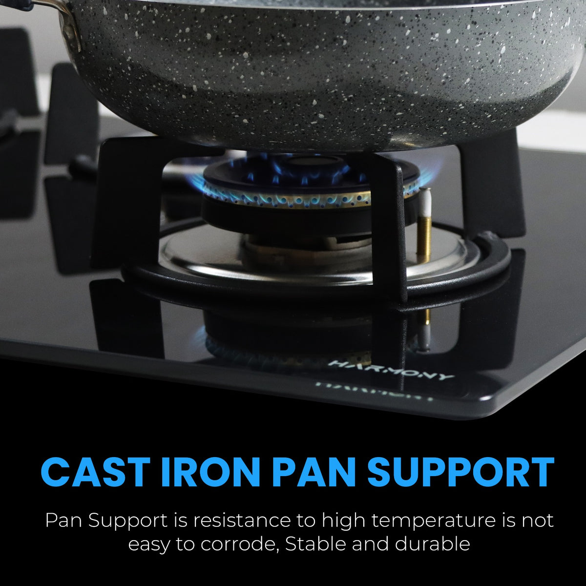 Harmony Built-In-Hob | 3 Burner 78CM