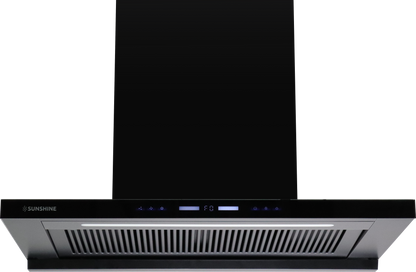 Sunshine CAMMELIES Chimney – 2000 m³/hr Suction, Ultra-Slim Design, Elegant Glass Finish, Largest LED Panel