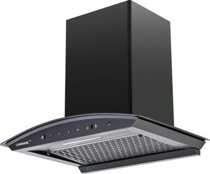 Sunshine Como Matte Glass Wall Mounted Auto Clean 60CM Chimney