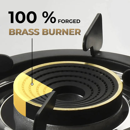 Sunshine Brio Ultra Slim Stainless Steel Cooktop, ISI Certified Manual Ignition 3 Burner Gas Stove