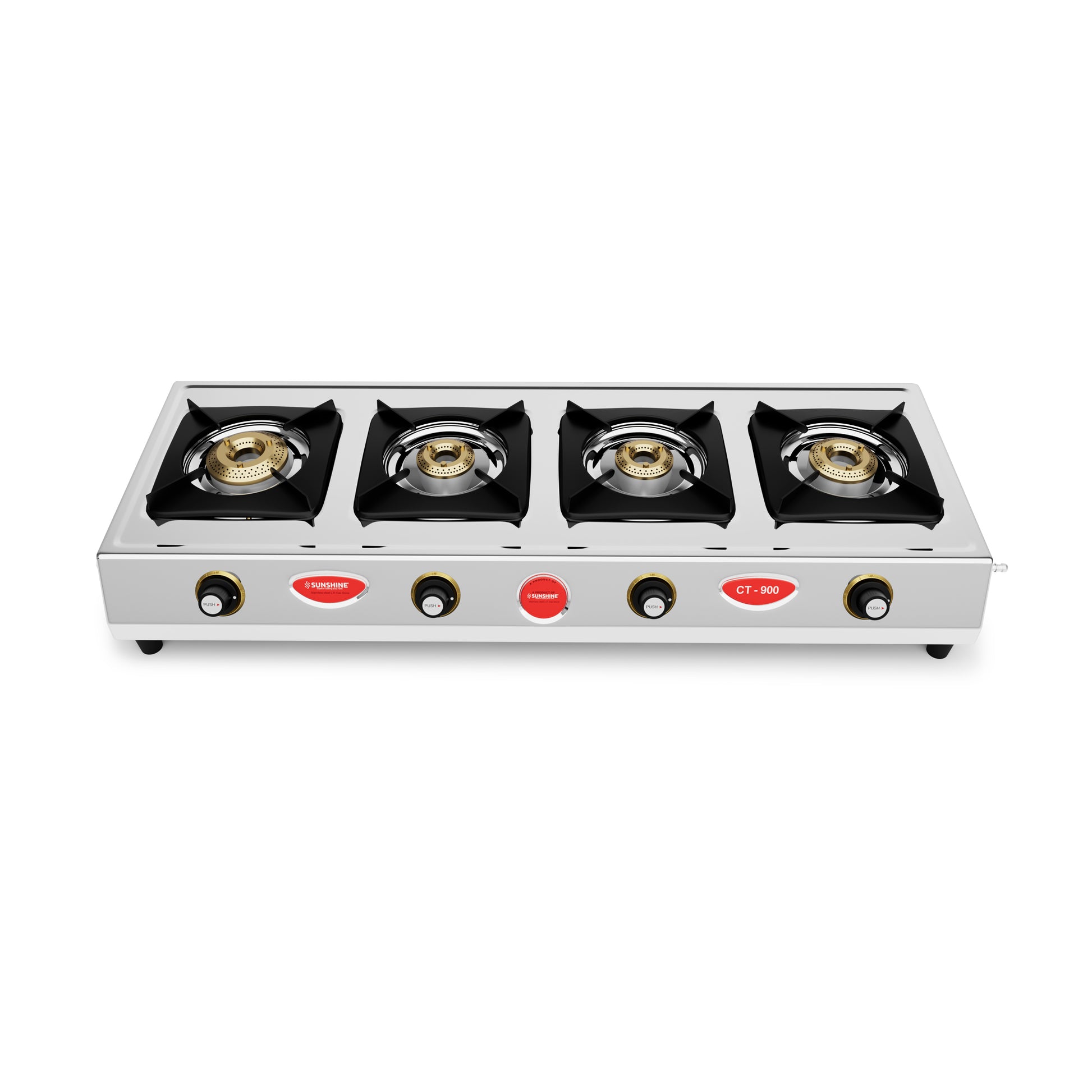 Sunshine CT-900 Four Burner Stainless Steel Gas Stove