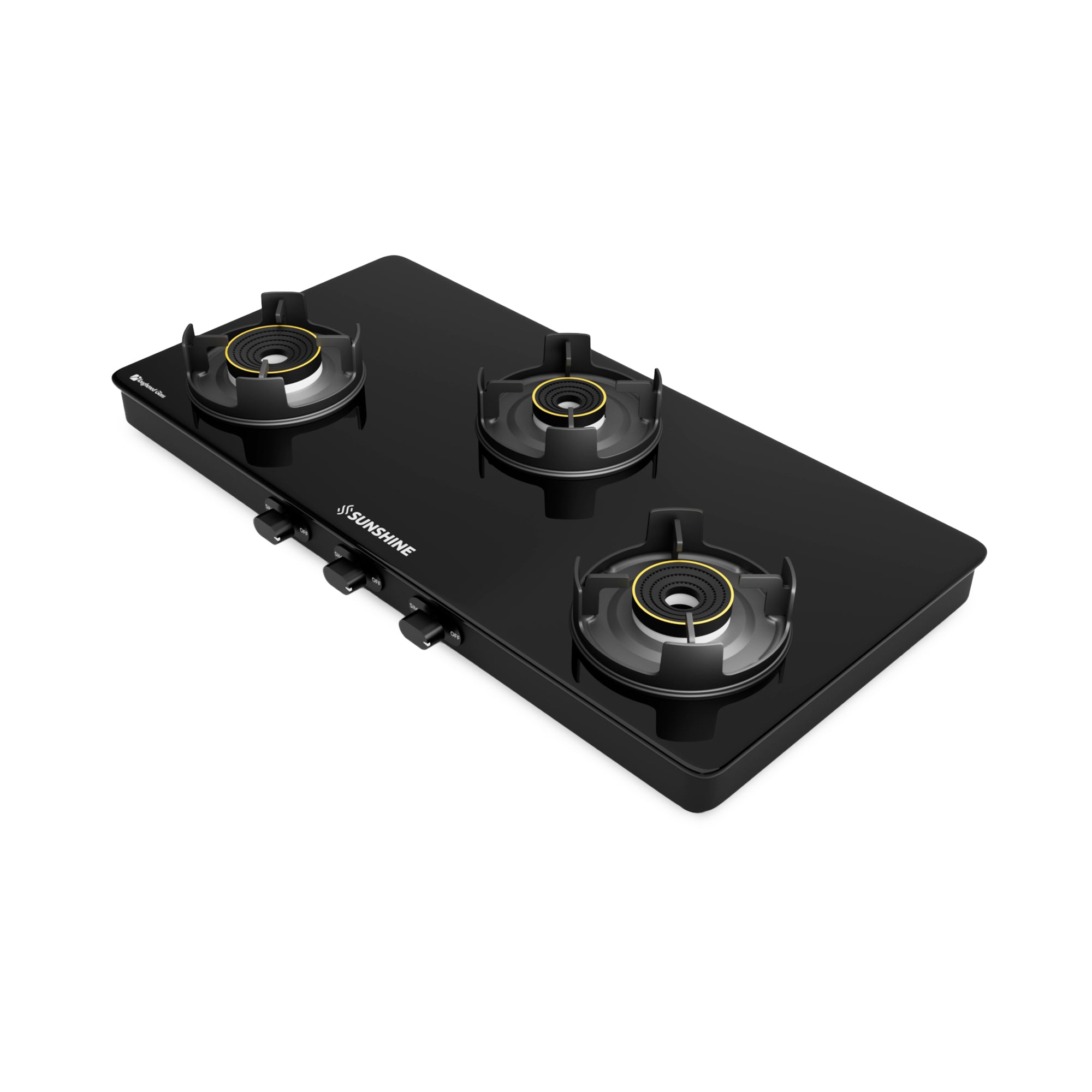 Sunshine Cooktop Sunshine Regal Pro 3 Burner Gas Stove Toughened Glass Cooktop Manual I ...