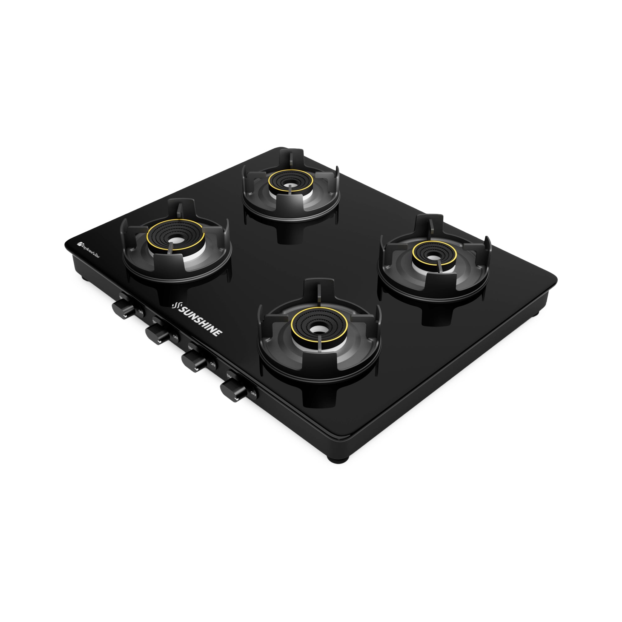 Sunshine Cooktop Sunshine Regal Pro 4 Burner Gas Stove Toughened Glass Cooktop Manual I ...