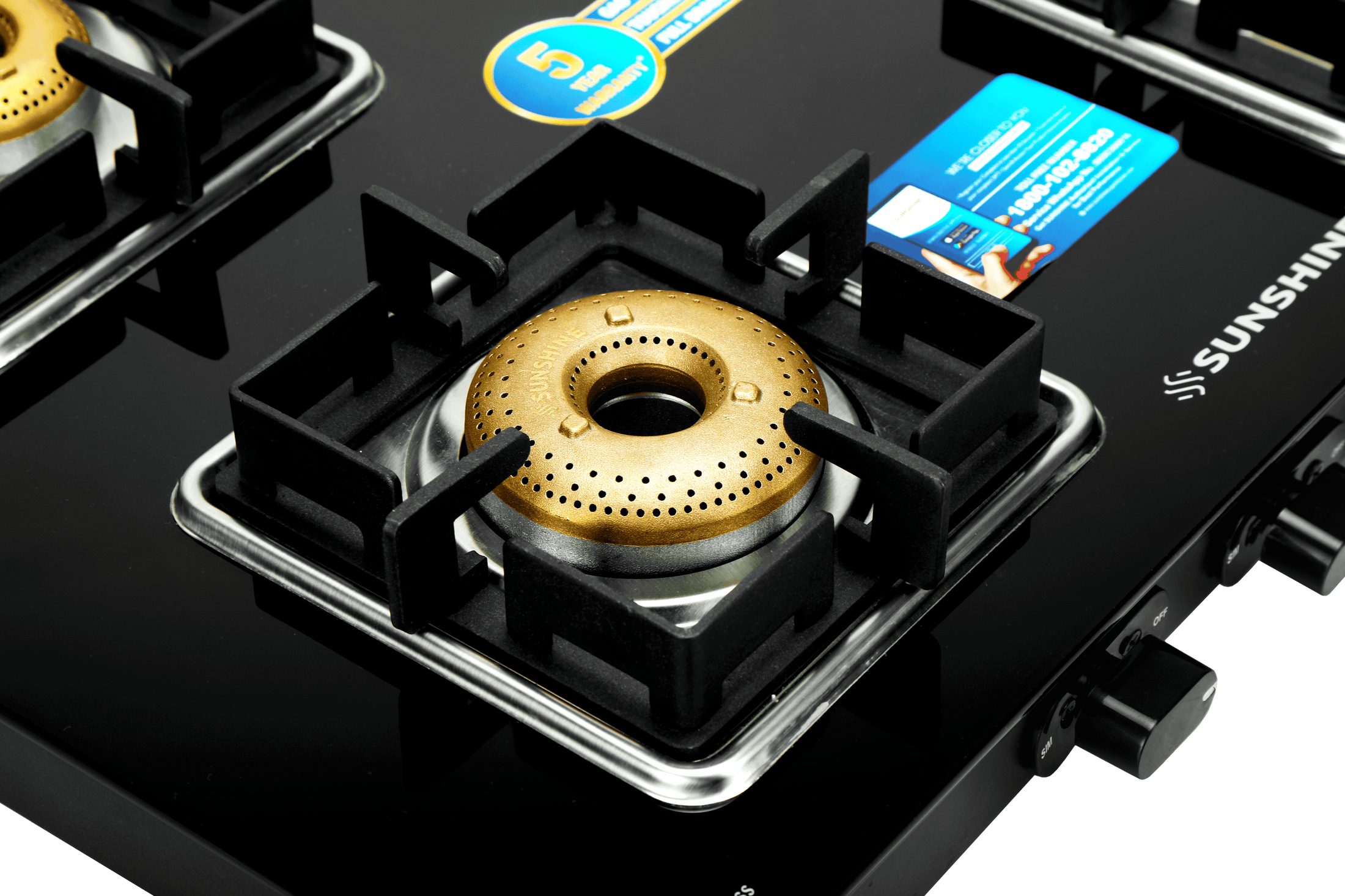 Sunshine Venue Three Burner Gas Stove Manual Ignition Sunshine Appliances